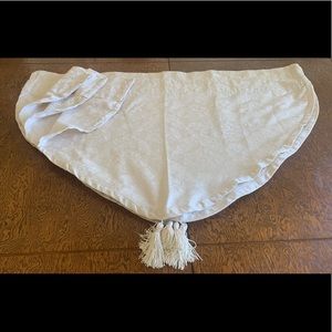 2 Large Triangle Valances; Window Treatment; Wedding